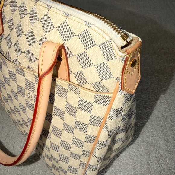 🌟BRAND NEW! Grade A! Louis Vuitton Damier Azur Figheri GM White Canvas Tote Bag - Picture 4 of 16
